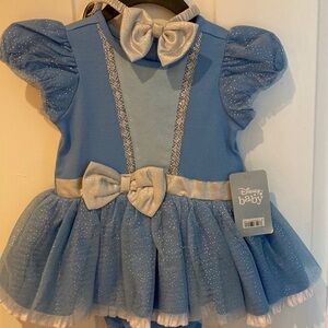 Cinderella Disney dress, 18-24 months. New with tags. Comes with headband.